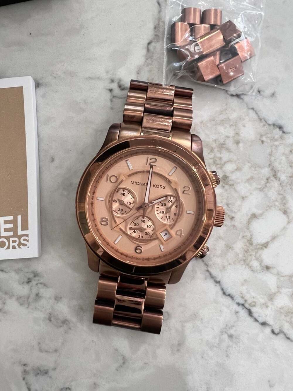 Michael Kors Rose Gold Chronograph Watch